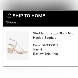 Studded strapping sandal